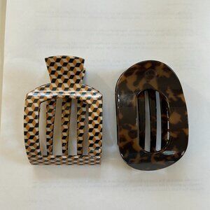 2 Teleties Large Flat Clips